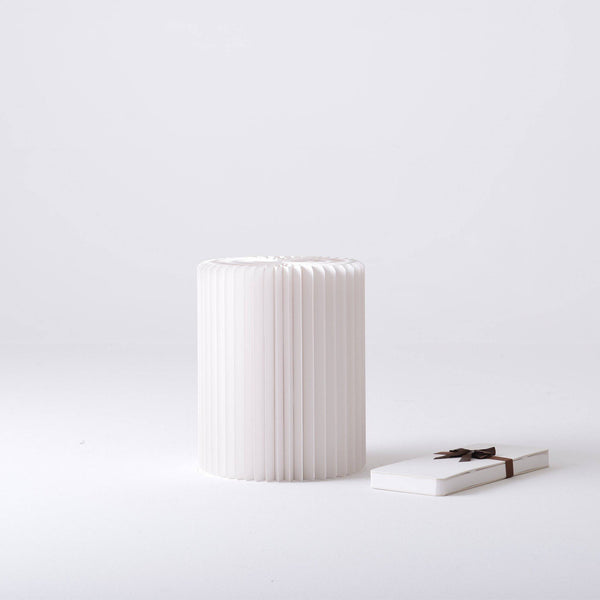 Foldable store cardboard stool