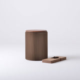 Concertina Paper Stool - Brown - Paper Lounge