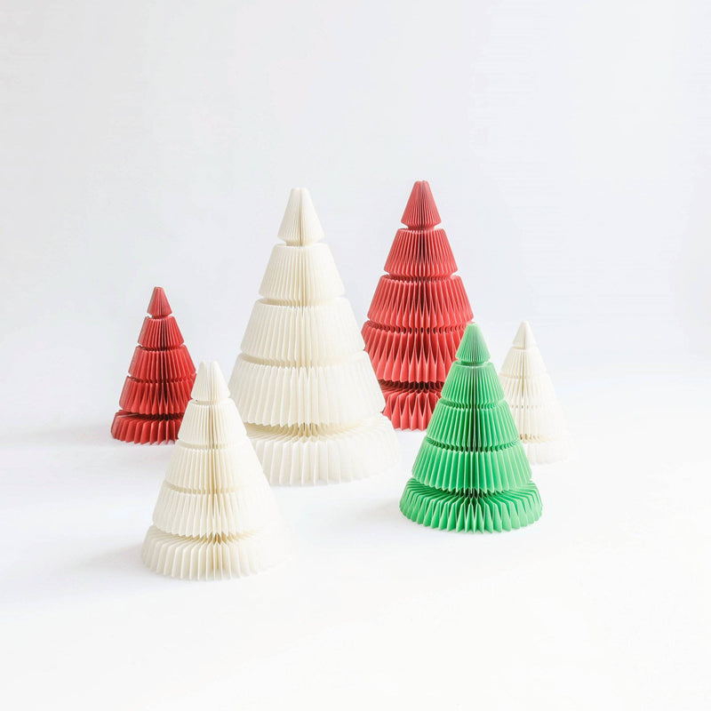 Concertina Christmas Trees - Three Colours - 50cm - Paper Lounge
