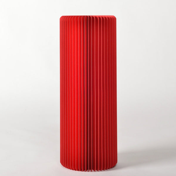 Pillar Display Table - Red - Paper Lounge